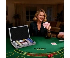 Pokerio rinkinys sidabrinis