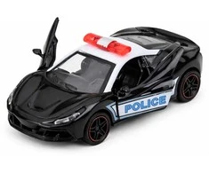 Lean Toys Policijos automobilis 1:43