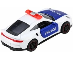 Lean Toys Policijos sportinis automobilis baltas–mėlynas