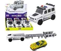 Lean Toys Policijos visureigis, šviesos ir garsai, 18x10x8 cm