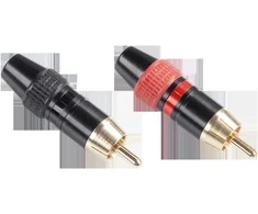 Wtyk Priedas Rca metalinis kištukas hd-290