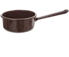 Orion Emailliuotas puodas 14 cm, 900 ml, rudas