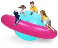 Pripučiama kupolo formos supynė rožinė–žalia / mėlyna–žalia