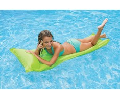 Pripučiamas plaukimo čiužinys 183x69 cm - žalias 59703 INTEX