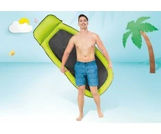 Pripučiamas čiužinys plaukiojimui Intex, žalias