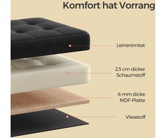 Songmics Pufas, 30 x 30 cm, 22 l