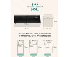 Songmics Pufas 38 × 110 × 38 cm