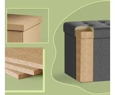 Songmics Pufas 38x38x38 cm tamsiai pilka