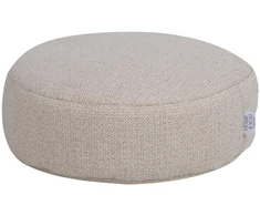 Taburetė „NOELLE“, D 44 cm, aukštis 18 cm, balta