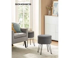 Songmics Pufas su daiktadeže 37 x 45 cm