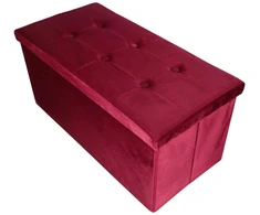 Pufas su daiktadėže, sulankstomas 77 × 38 × 37 cm