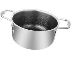 Orion Plieninis puodas COOKCELL 24 cm, 4.8 l, nelipnus