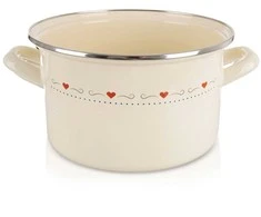 Lumarko Orion Kuko puodas TONCA 22 cm, 4 l - Emailliuotas