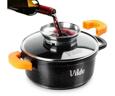 Vilde Puodas granitiniu paviršiumi TERRUNA AROMA 16 cm, 1,2 l