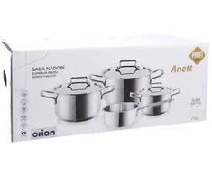 Orion Puodų rinkinys plienas ANETT 7 vnt.