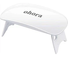 "Ohora" kompaktiška LED + UV lempa 6W balta, skirta USB