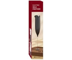 Rankinis elektrinis pieno putų plakiklis, 22 cm, juodas