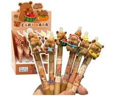 Lean Rašiklis su trintuku Capybara 3D, mėlynas, automatinis, 15 cm