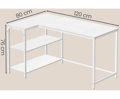 Rašomasis stalas 120 x 80 x 76 cm