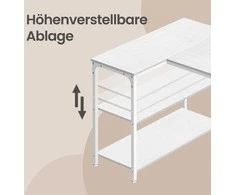 Songmics Rašomasis stalas 120 x 80 x 76 cm