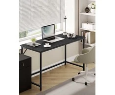 Songmics Rašomasis stalas 60x140x76 cm juodas