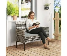 Rataninė sofa 2 vietų