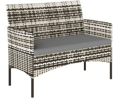 Rataninė sofa 2 vietų