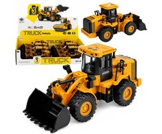 Lean Toys Ratinis krautuvas 1:43 geltonas ir juodas