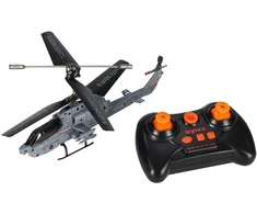 RC sraigtasparnis Syma S108H, automatinis pakilimas ir nusileidimas, pilkas ir juodas, 22 × 6 × 9,5 cm