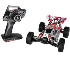 RC visureigis WLToys 144001 4WD, juodos, raudonos ir baltos spalvų, 30 × 20,5 × 12 cm