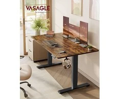 Songmics Reguliuojamo aukščio stalas 140 × 80 cm