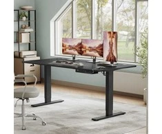 Songmics Reguliuojamo aukščio stalas 160 x 80 x 72-120cm