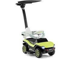 Riedamasis automobilis žalias