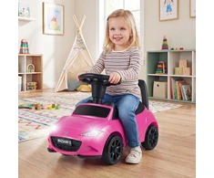 Riedantis automobilis rožinis