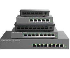 Šakotuvas Komutatorius - Grandstream GWN 7700P 5xGbE, 4xPoE Juodas