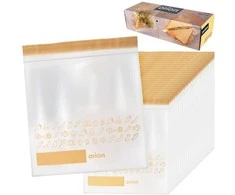 Orion Plastikiniai maišeliai su užtrauktuku 25 vnt. 20x18 cm