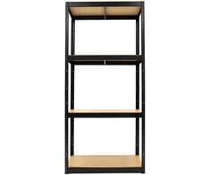 Springos Sandėliavimo stelažas iš cinkuoto plieno, 4 lentynos, 174 × 80 × 40 cm