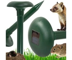 Solar mole pest deterrent