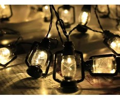 Saulės girlianda 50 LED žibintų