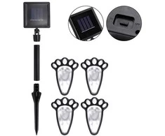 Solar pawpaw garden led ground lights 4 pcs.