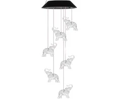 Lean Saulės sodo LED šviestuvas drambliai, 70 cm