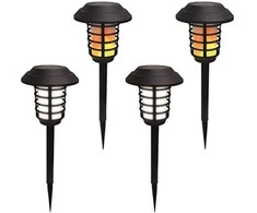 Saulės sodo lempa su RGB valdymu, IP65, ABS