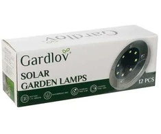 Gardlov Sodo saulės lempos - 12 vnt