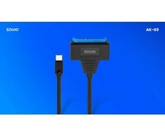Išorinis Kietojo Disko Adapteris - Savio Ak-69 USB-C 3.1 į SATA Adapteris
