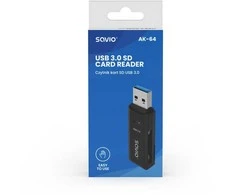 SAVIO SD kortelių skaitytuvas, USB 3.0, AK-64