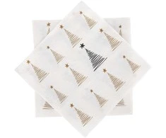 Papierservietten Servietten 3-lagig weihnachtlich CHRISTBAUM 33x33 cm 20 Stk.
