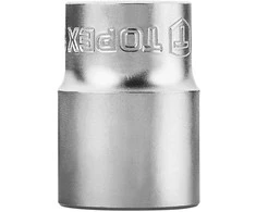 Šešiakampė galvutė Topex 38D719, 1/2", 19 mm