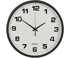 Sieninis laikrodis 25 cm apvalus su romėniškais skaitmenimis