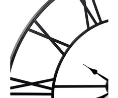 Rome retro vintage loft 3d sieninis laikrodis 60cm