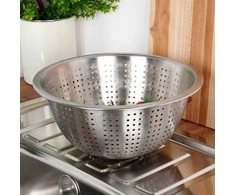 Excellent Houseware Plieninis koštuvas su dubeniu 24 cm
